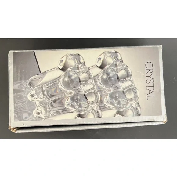 Alco Crystal Votive/Tapper Candle Holder Set of 2 - Picture 8 of 11